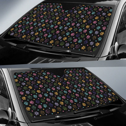 Dog Paw Car Sunshade Custom Car Interior Accessories
