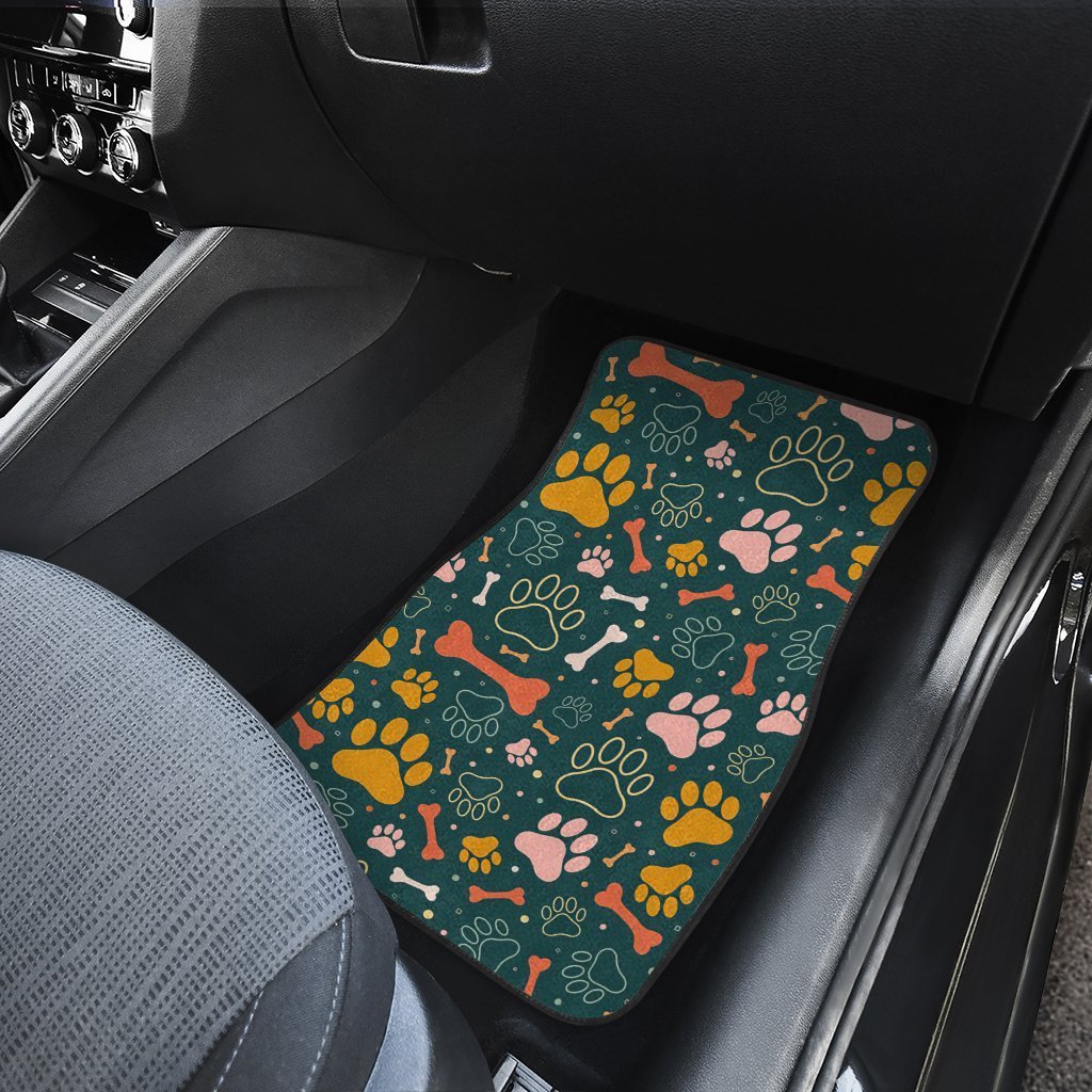 Dog Paws Car Floor Mats Custom Car Accessories For Dog Lovers