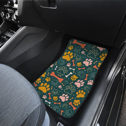 Dog Paws Car Floor Mats Custom Car Accessories For Dog Lovers
