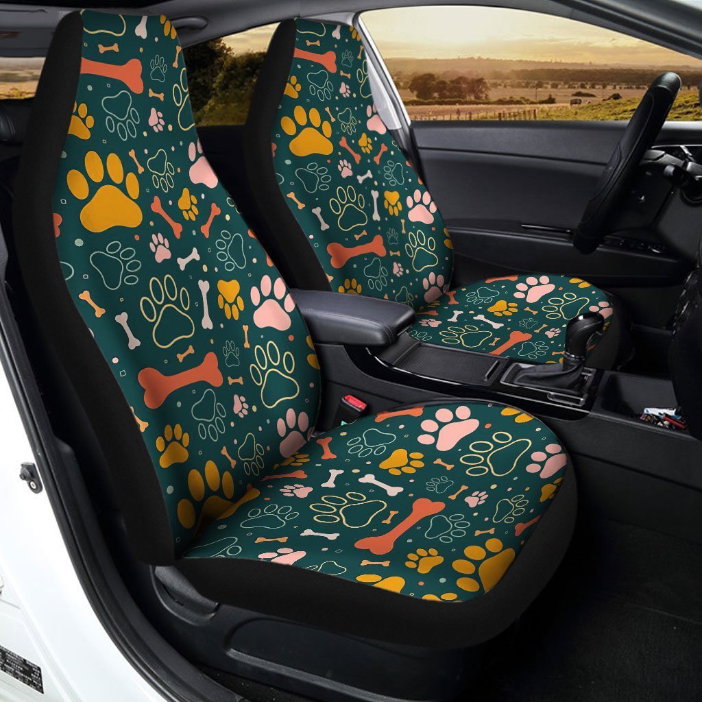 Dog Paws Car Seat Covers Custom Car Accessories For Dog Lovers