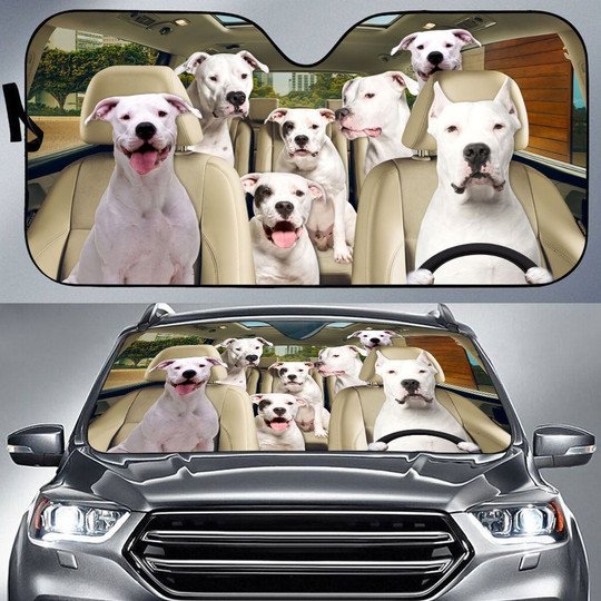 Dogo Argentino All Over Printed 3D Sun Shade