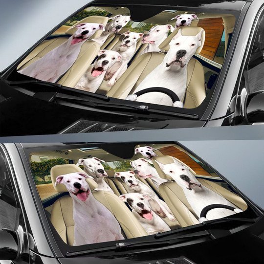 Dogo Argentino All Over Printed 3D Sun Shade