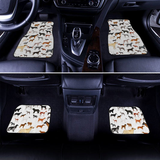Dogs Breed Car Floor Mats Custom Dog Lover Car Accessories