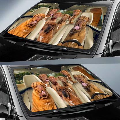 Dogue De Bordeaux Car All Over Printed 3D Sun Shade