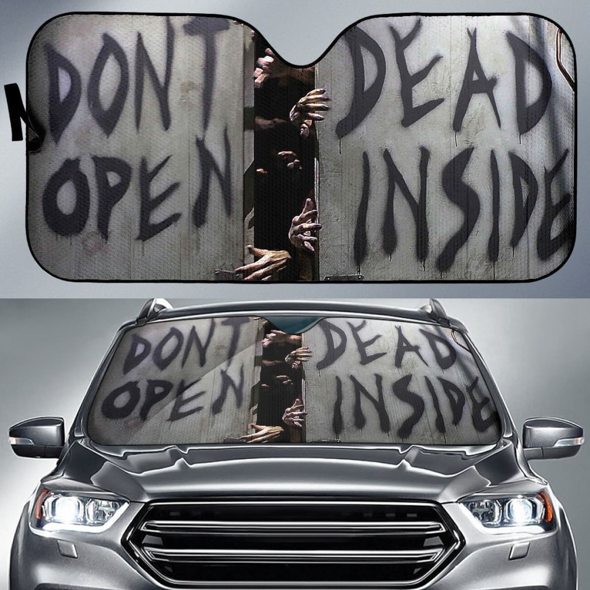 Don'T Open Dead Inside The Walking Dead Auto Sun Shade Mn05 Universal Fit 111204