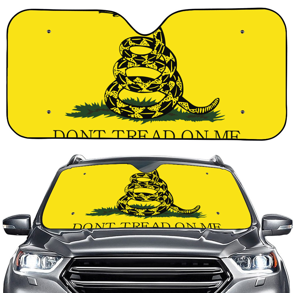 Don't Tread On Me Gadsden Flag Print Car Windshield Sun Shade
