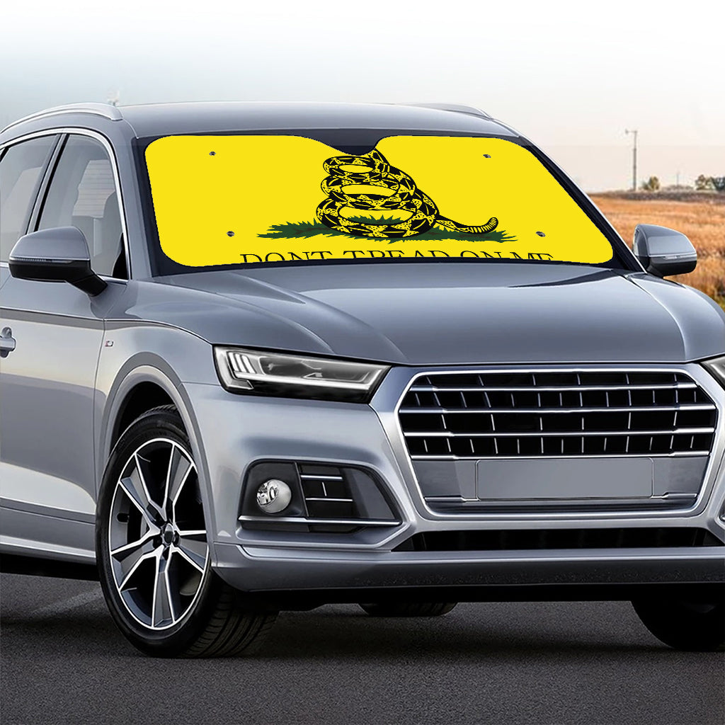 Don't Tread On Me Gadsden Flag Print Car Windshield Sun Shade