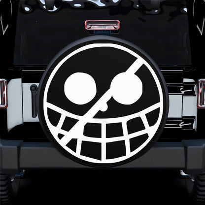 Donquixote Pirates Flag Custom One Piece Anime Car Spare Tire