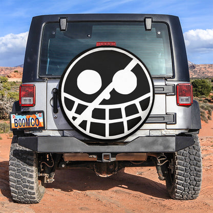 Donquixote Pirates Flag Custom One Piece Anime Car Spare Tire