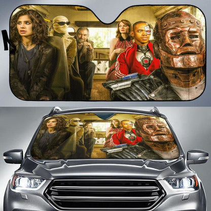 Doom Patrol Season 1 Dc Comics Matt Bomer Alan Tudyk April Car Sun Shade Universal Fit 225311