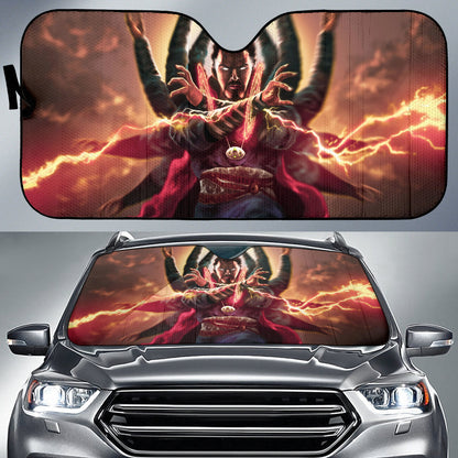 Dr Strange Casting Spell Car Auto Sunshades