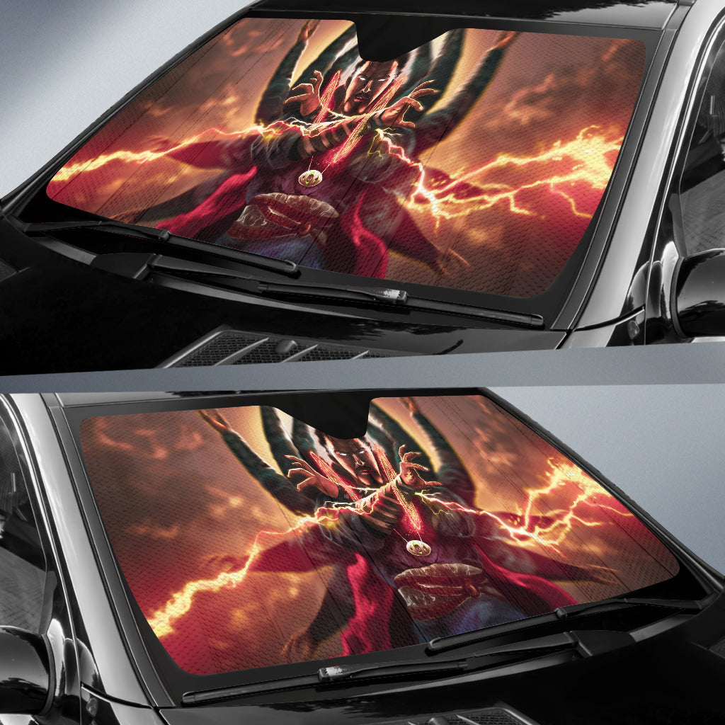 Dr Strange Casting Spell Car Auto Sunshades