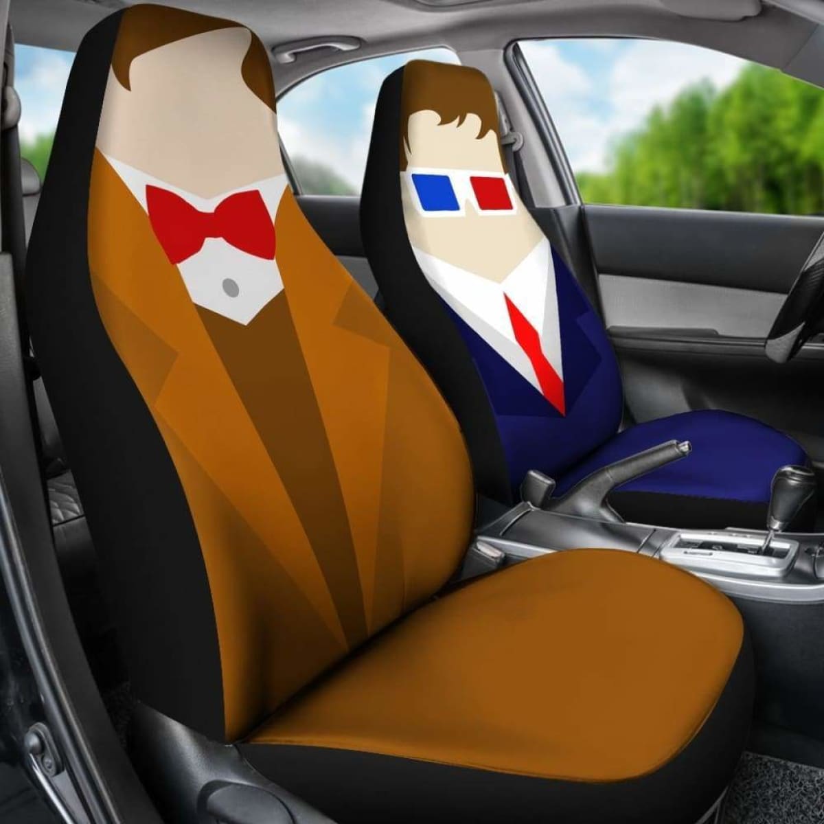 Dr Who - Car Seat Covers - (Set of 2) Universal Fit