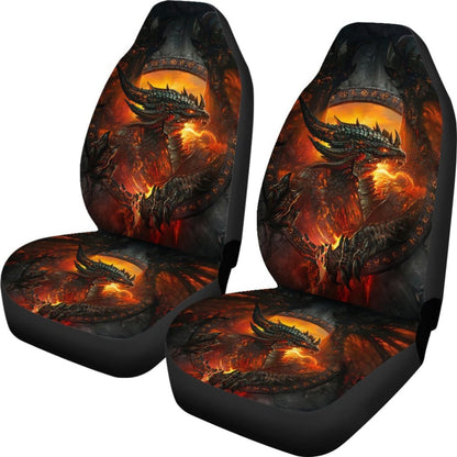 Dragon Art Game Of Thrones Car Seat Covers Movie H053120 Universal Fit 072323