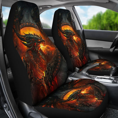 Dragon Art Game Of Thrones Car Seat Covers Movie H053120 Universal Fit 072323