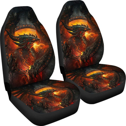 Dragon Art Game Of Thrones Car Seat Covers Movie H053120 Universal Fit 072323