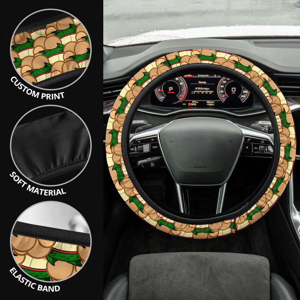 Dragon Ball Anime Premium Custom Car Steering Wheel Cover