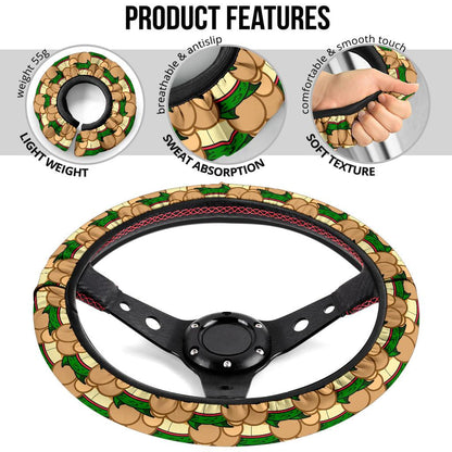 Dragon Ball Anime Premium Custom Car Steering Wheel Cover
