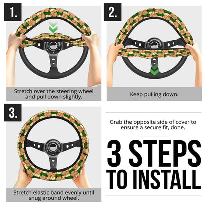Dragon Ball Anime Premium Custom Car Steering Wheel Cover