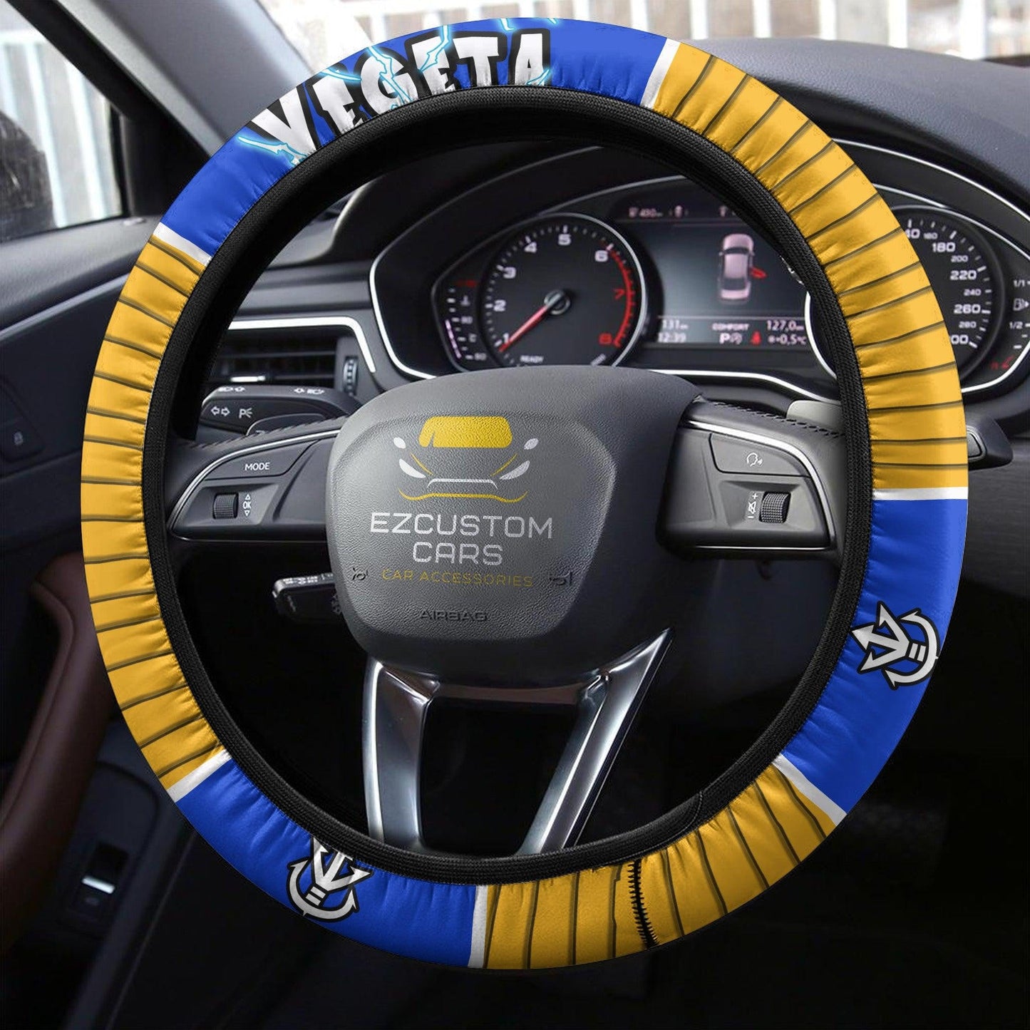 Dragon Ball Anime Steering Wheel Cover Custom Vegeta Car Accessories