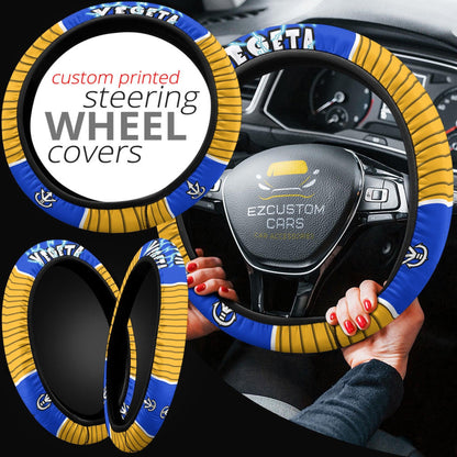 Dragon Ball Anime Steering Wheel Cover Custom Vegeta Car Accessories