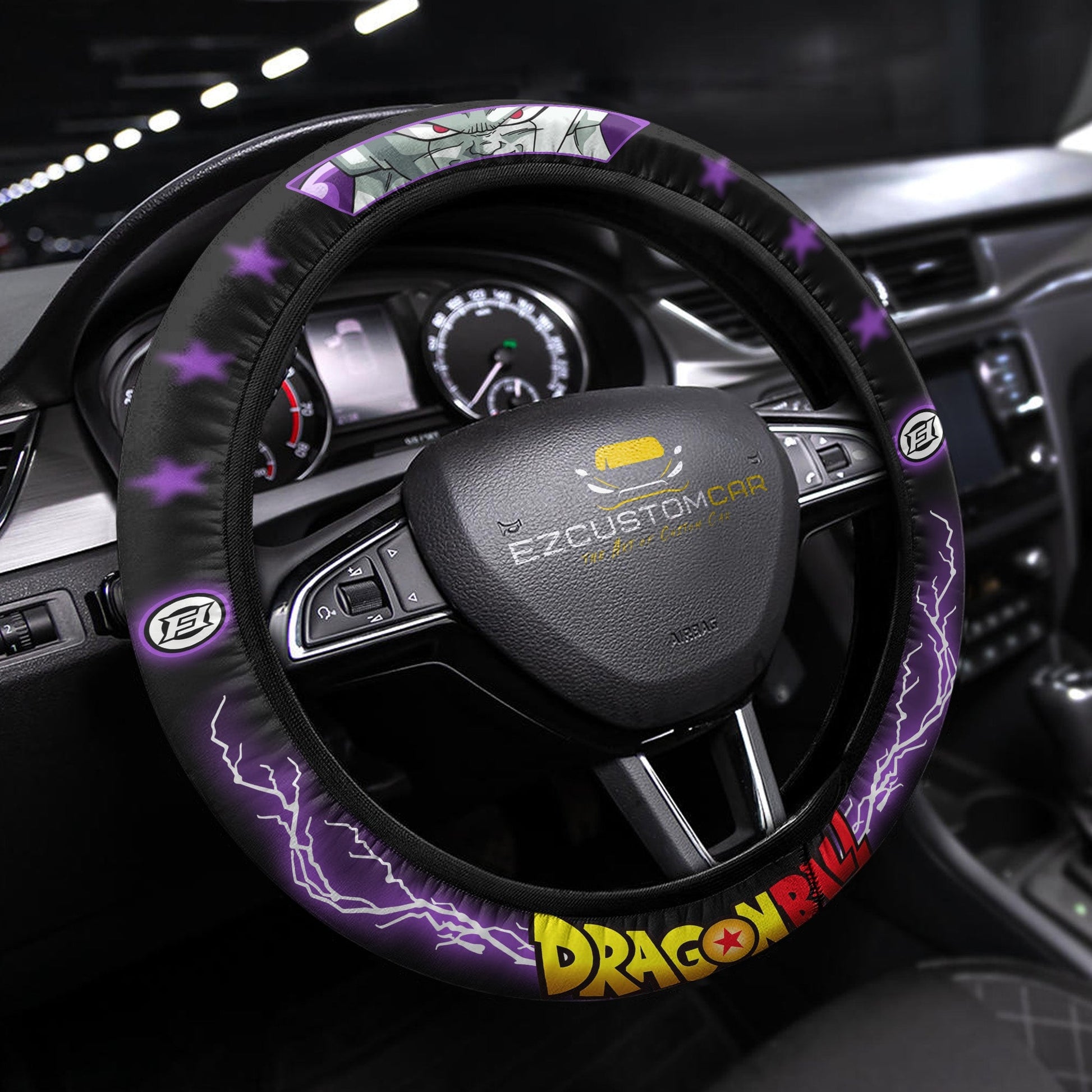 Dragon Ball Anime Steering Wheel Cover - Universal Fit (15 Inch)