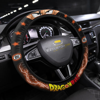 Dragon Ball Anime Steering Wheel Cover - Universal Fit (15 Inch)
