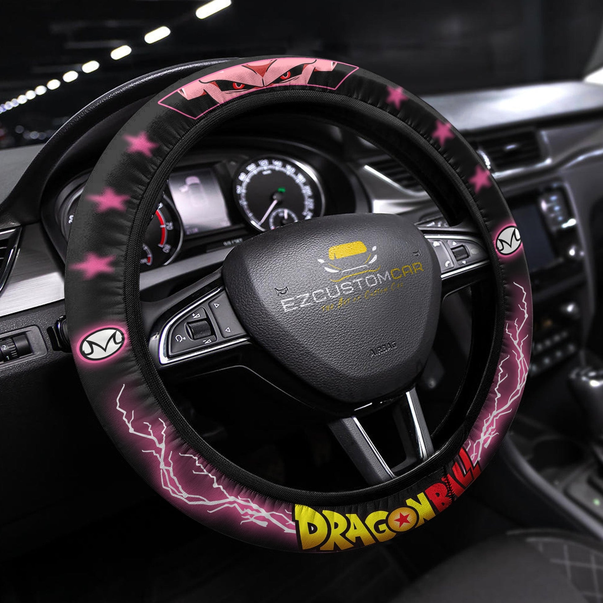 Dragon Ball Anime Steering Wheel Cover - Universal Fit (15 Inch)