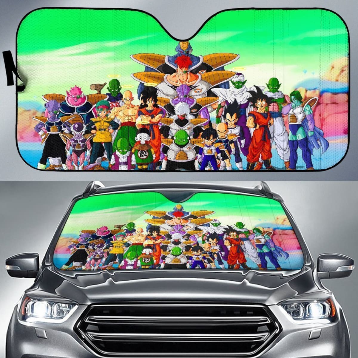 Dragon Ball Characters Anime Auto Sun Shade Nh07 Universal Fit 111204