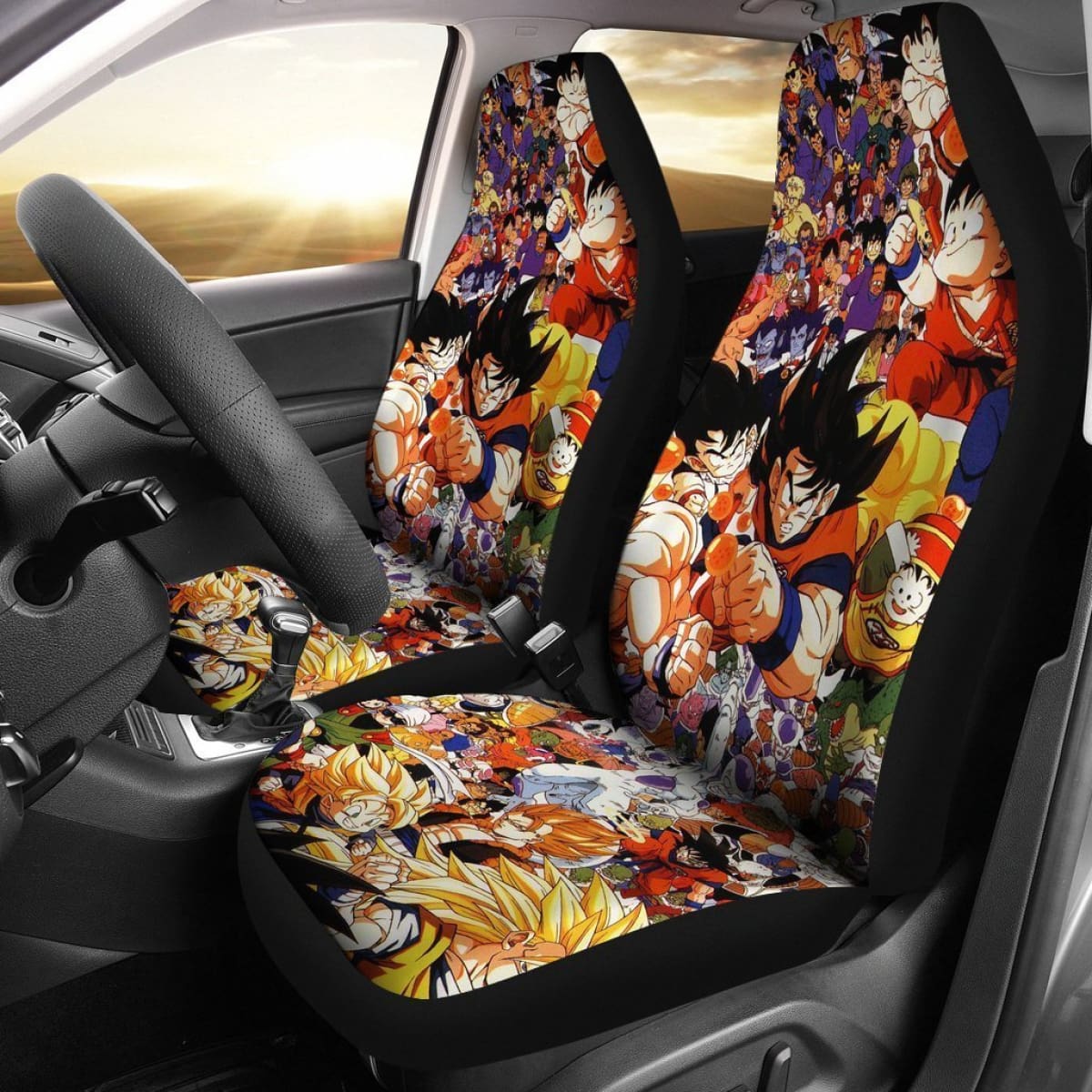 Dragon Ball Full Character Car Seat Covers Lt02 Universal Fit 225721