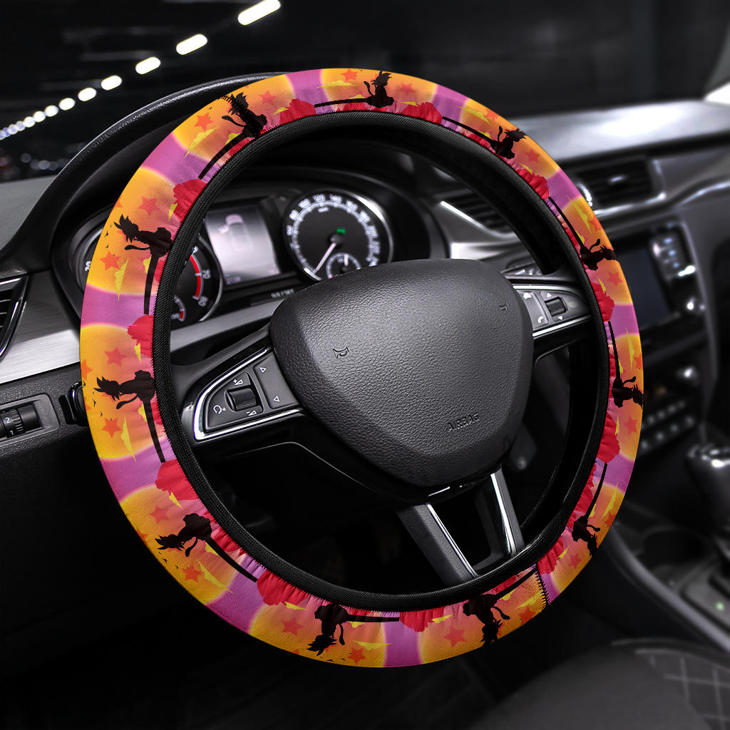Dragon Ball Goku Fly Premium Car Steering Wheel Cover