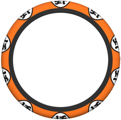 Dragon Ball Kame Symbol Premium Car Steering Wheel Cover