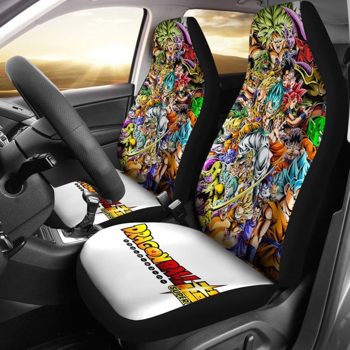 Dragon Ball Super Saiyan Full Character Car Seat Covers Lt02 Universal Fit 225721