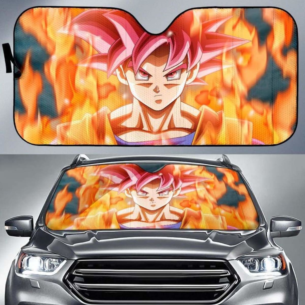 Dragon Ball z Car Auto Sun Shade 211626 Universal Fit