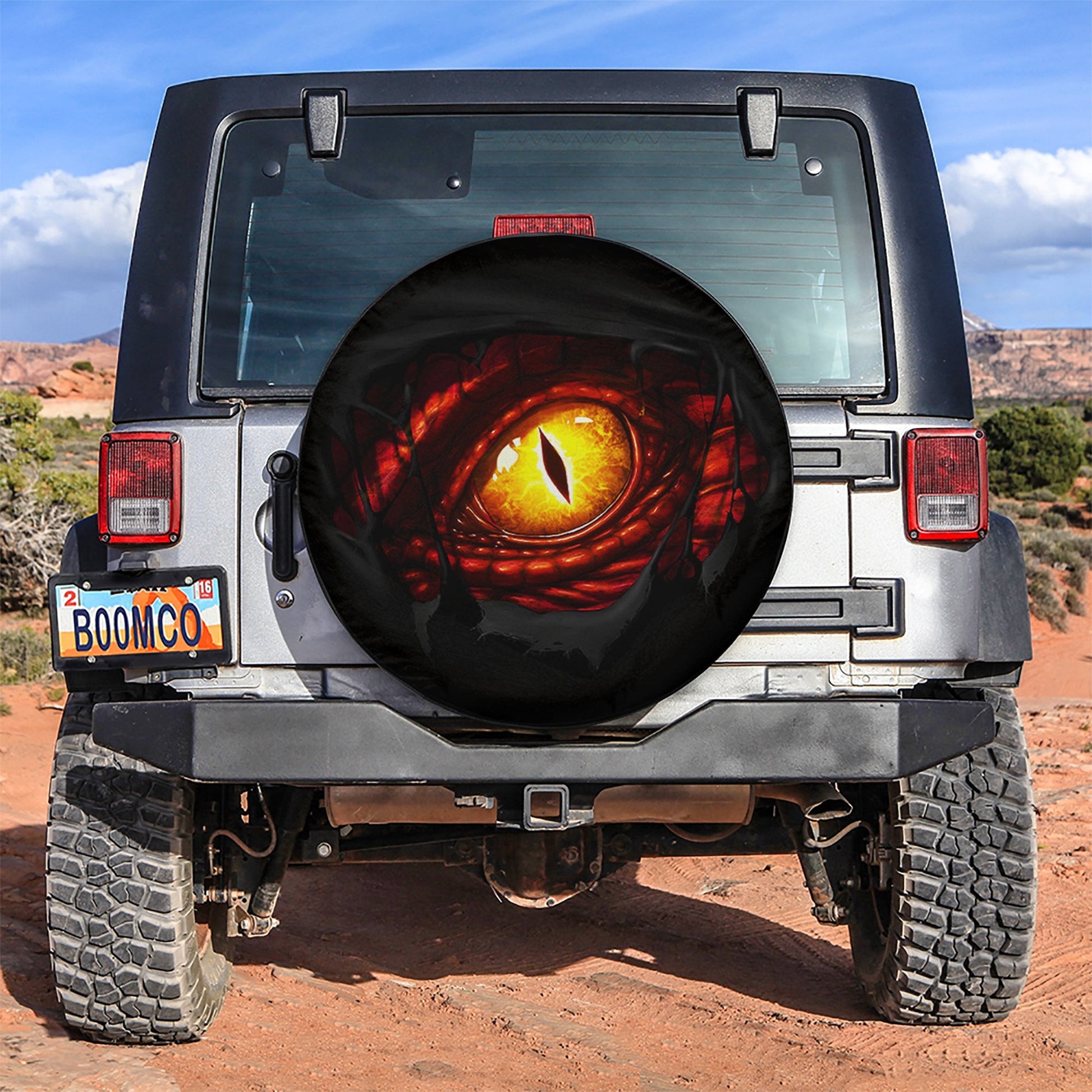 Dragon Eye 2 Car Spare Tire Cover