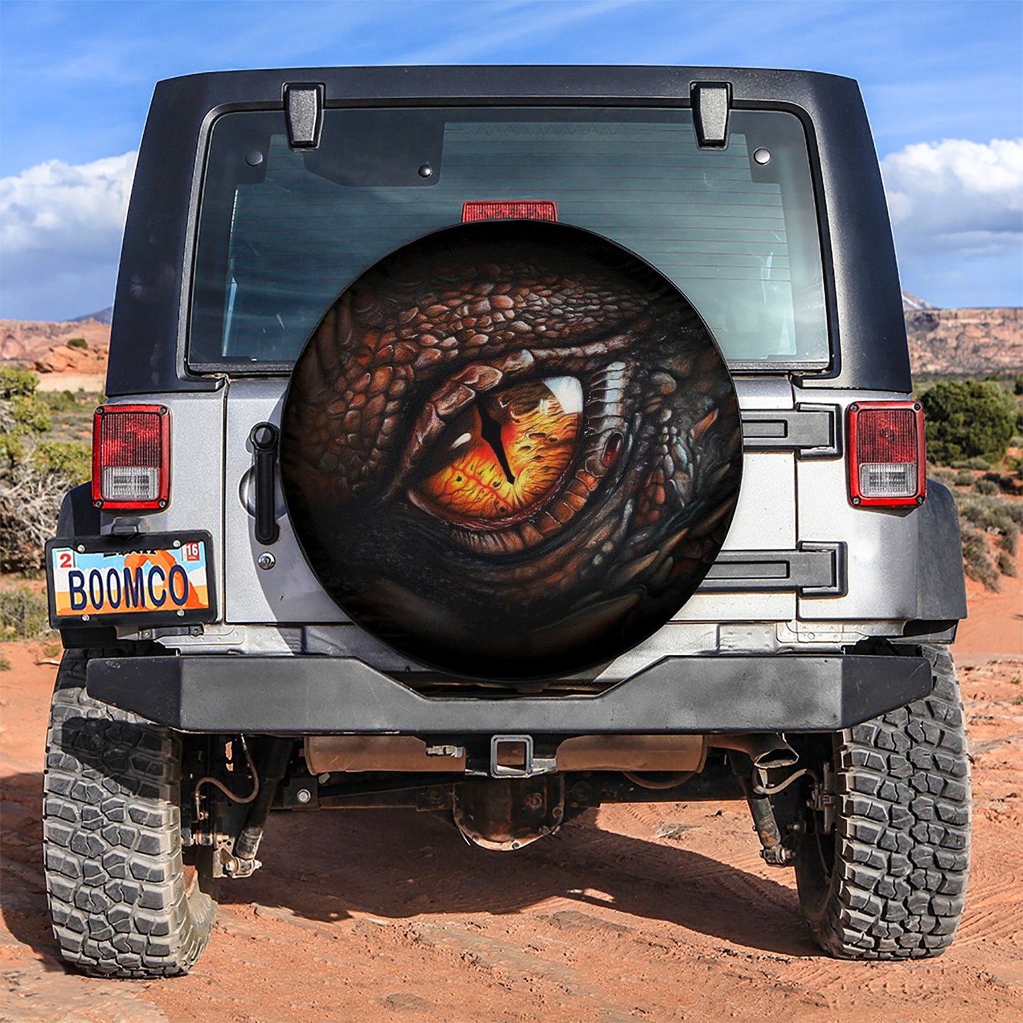 Dragon Eye Car Spare Tire Cover