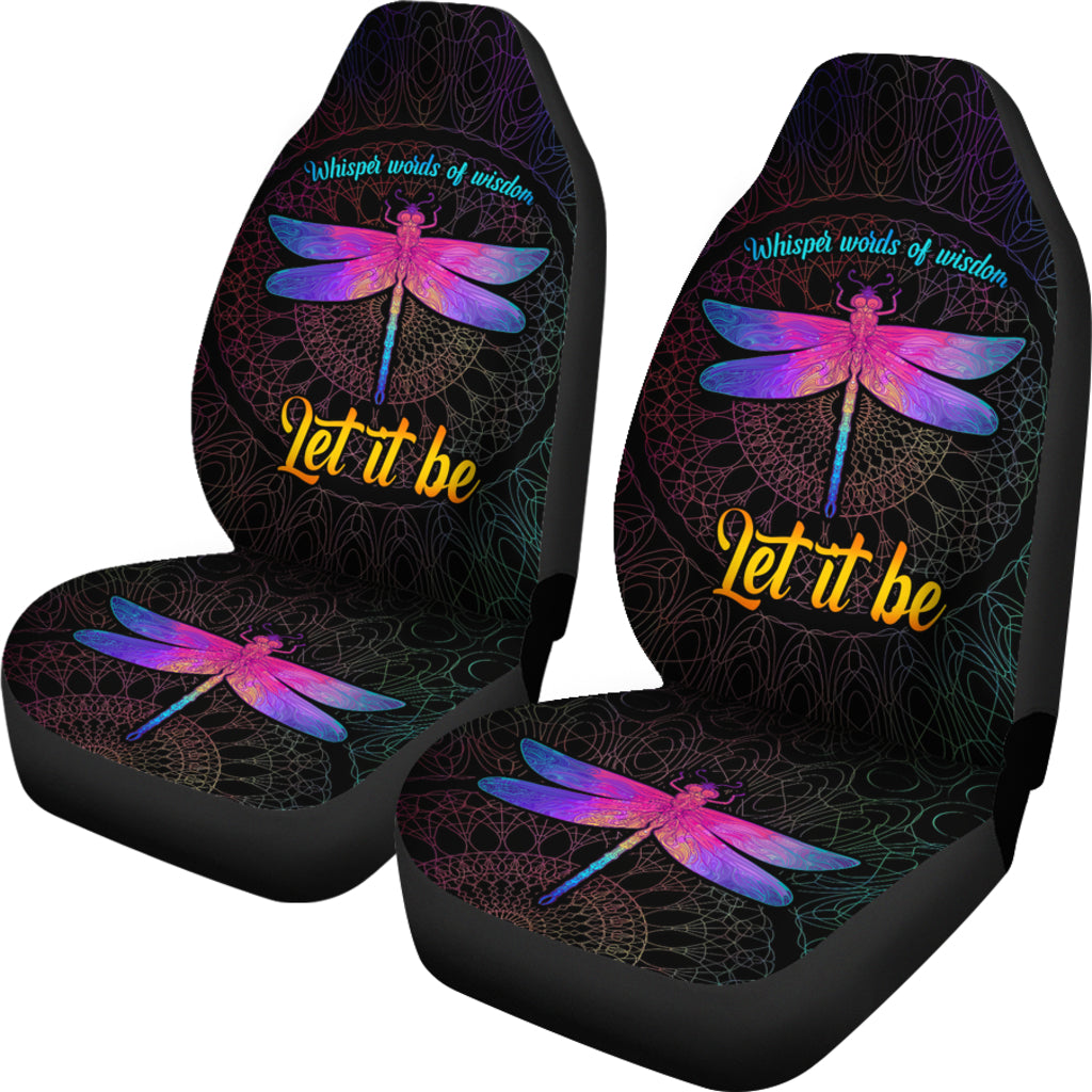 Dragon Fly Mandala Let It Be Car Seat Cover
