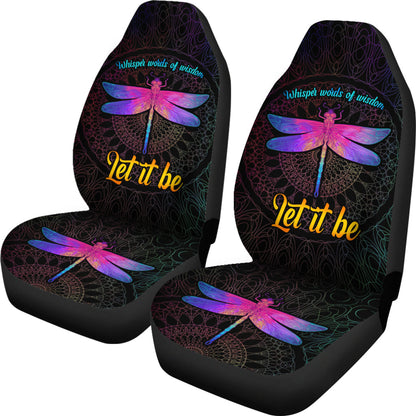 Dragon Fly Mandala Let It Be Car Seat Cover