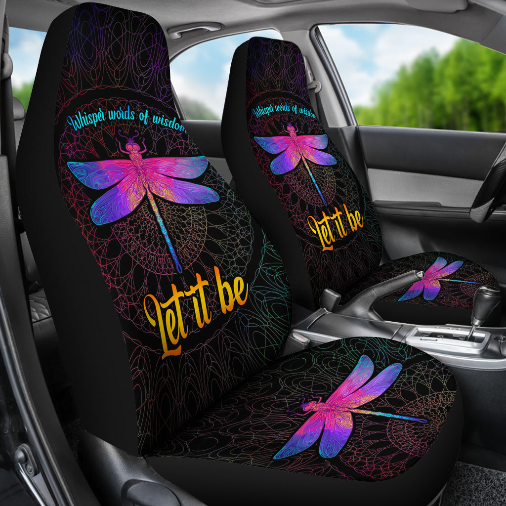 Dragon Fly Mandala Let It Be Car Seat Cover