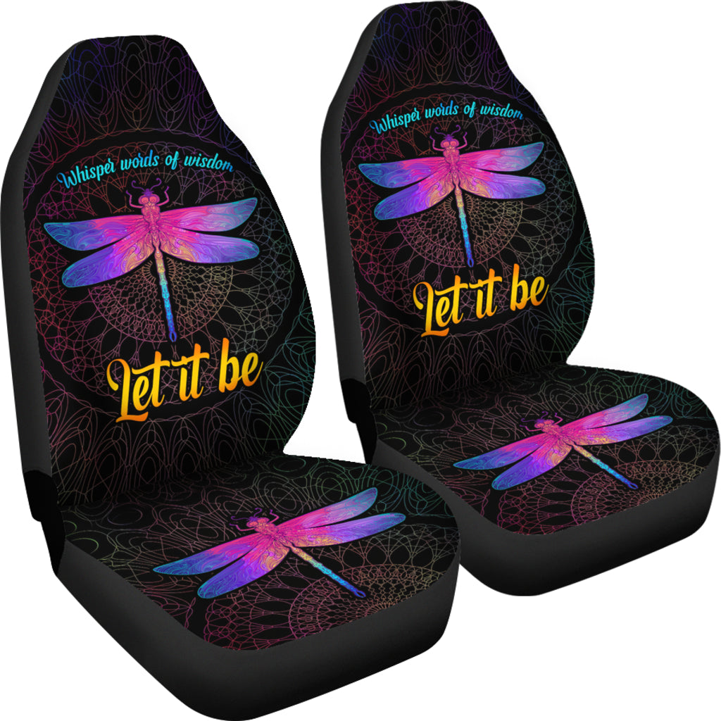Dragon Fly Mandala Let It Be Car Seat Cover