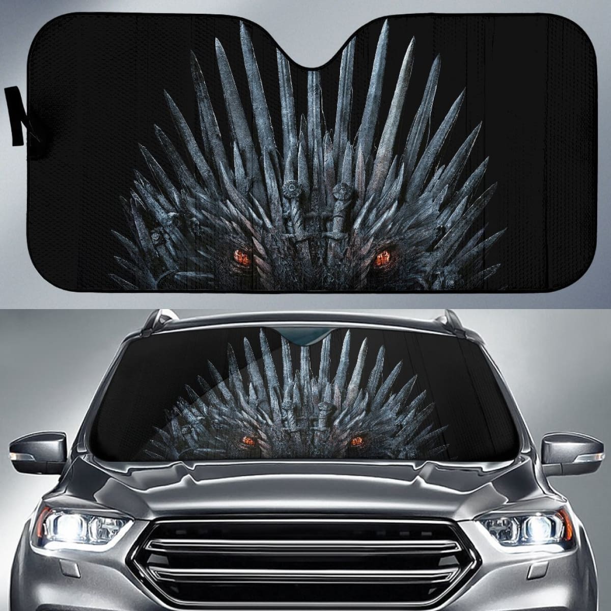Dragon Game Of Throne Auto Sun Shade Fan Gift Nh07 Universal Fit 111204