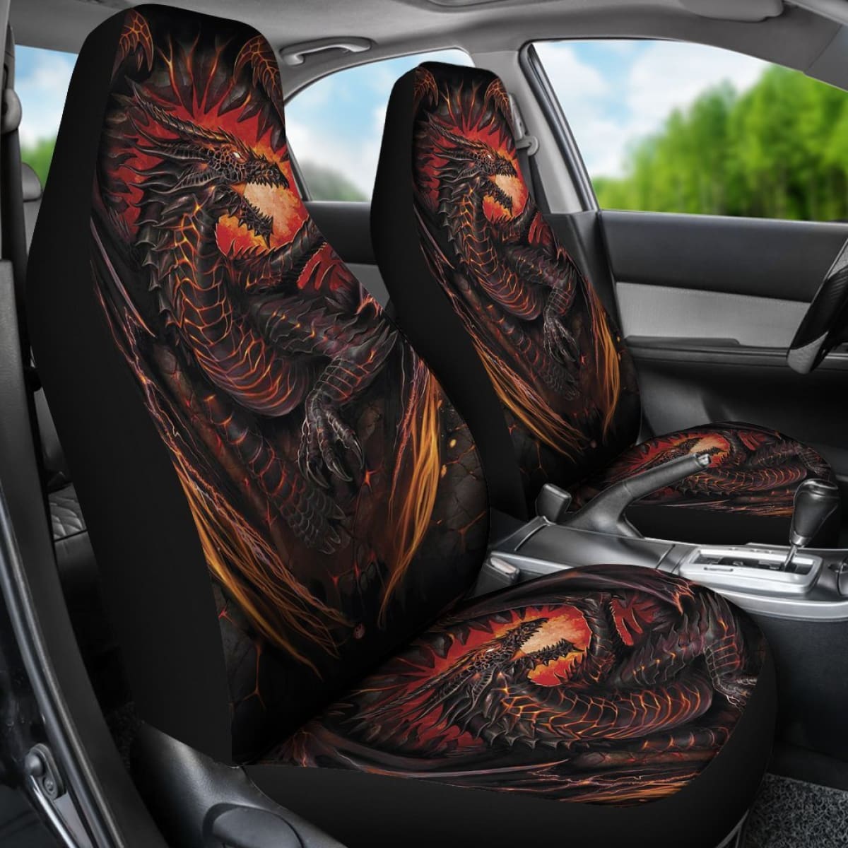 Dragon Game Of Thrones Car Seat Covers Movie Fan Gift H053120 Universal Fit 072323