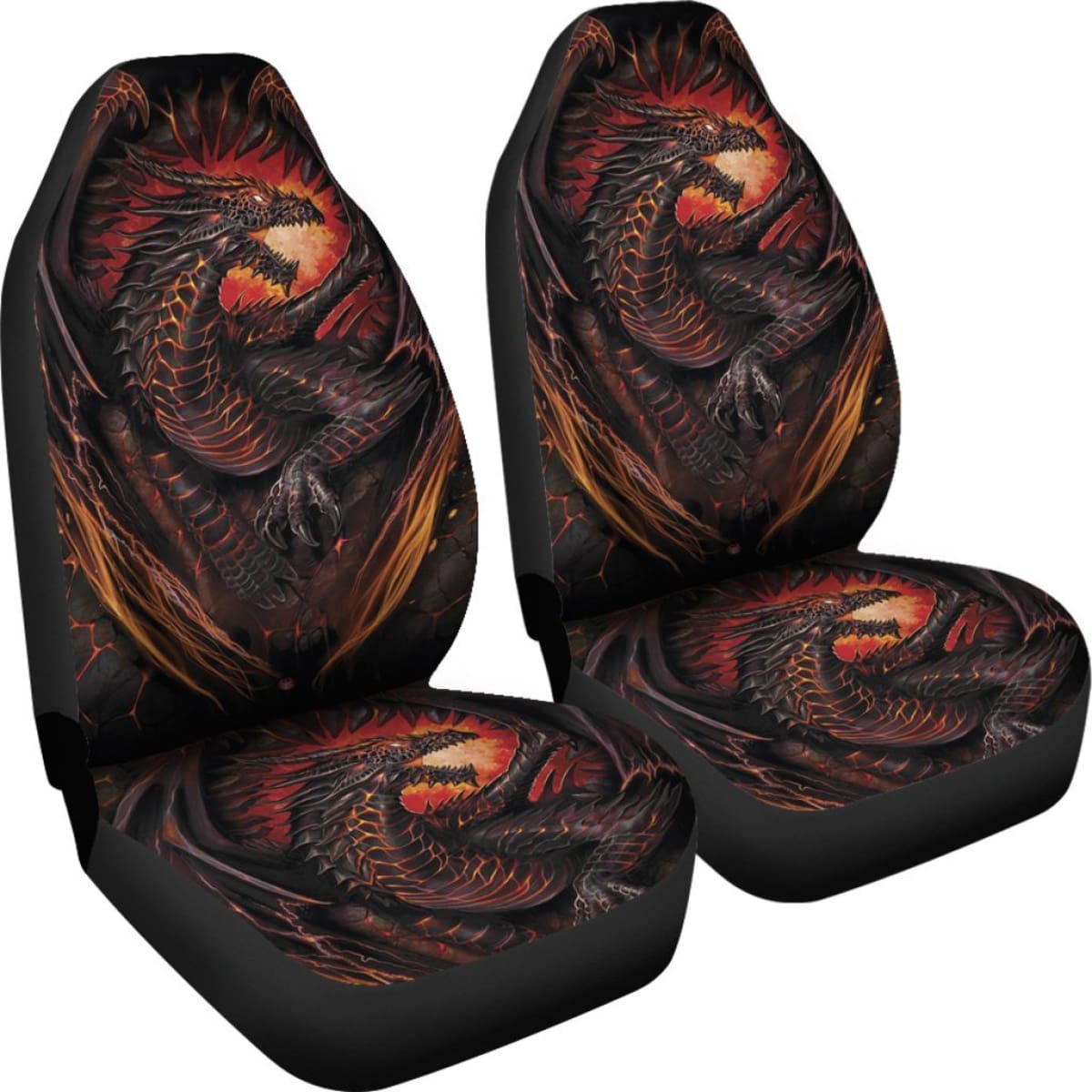 Dragon Game Of Thrones Car Seat Covers Movie Fan Gift H053120 Universal Fit 072323