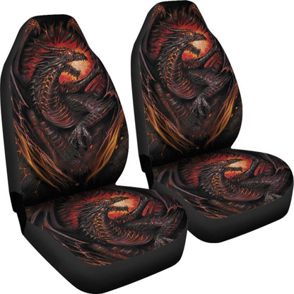 Dragon Game Of Thrones Car Seat Covers Movie Fan Gift H053120 Universal Fit 072323