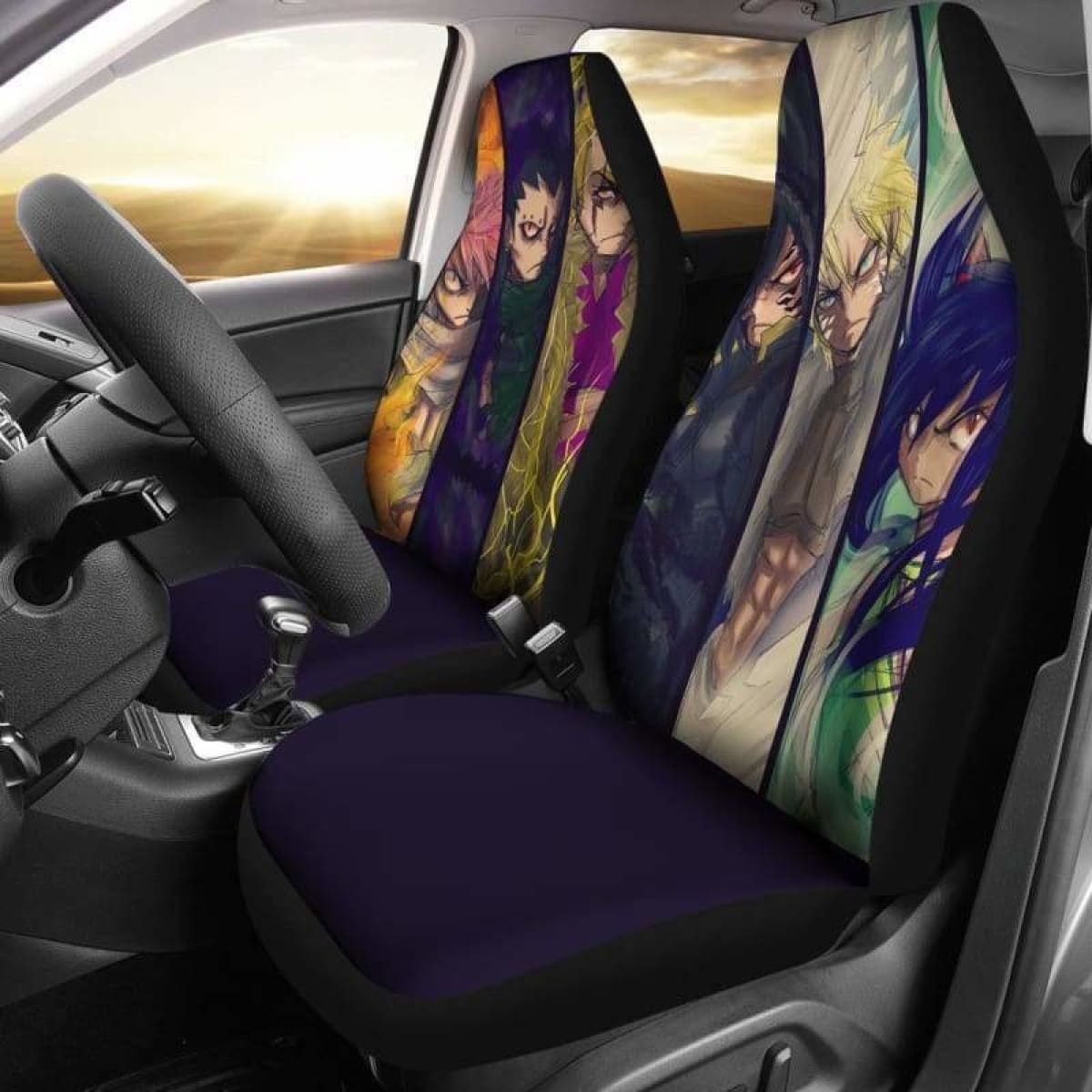 Dragon Slayer Fairy Tail Car Seat Covers Universal Fit 051312