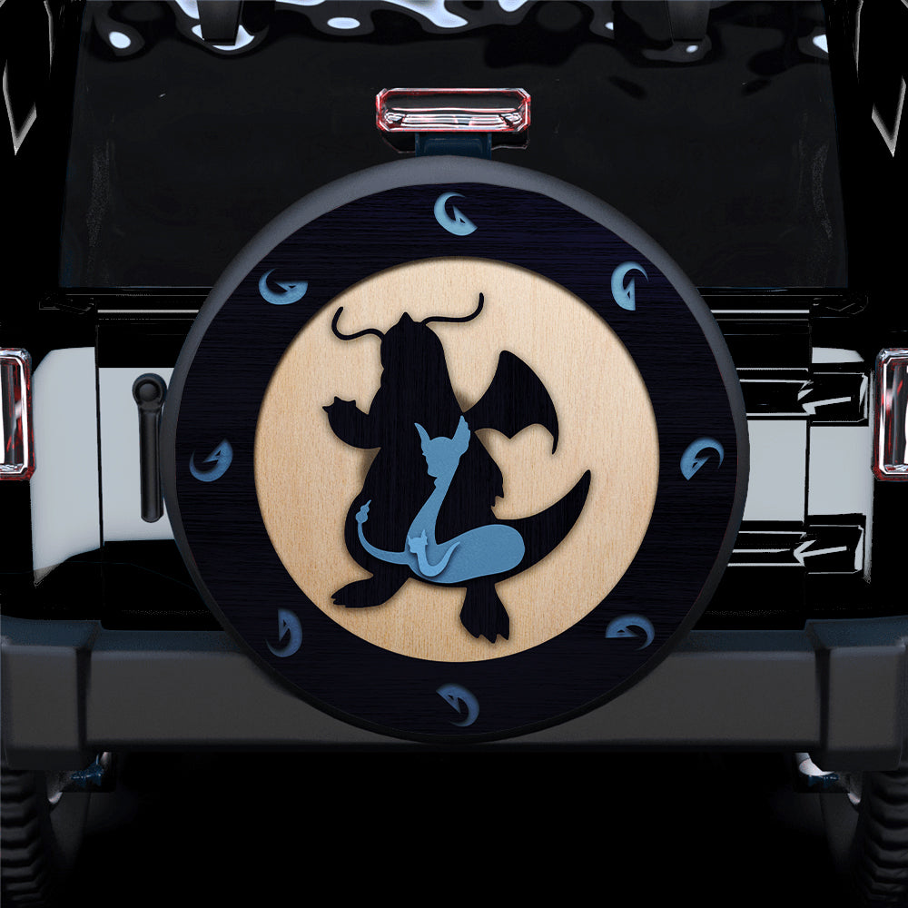 Dragonair Dragonite Evolution Wood Car Spare Tire Cover