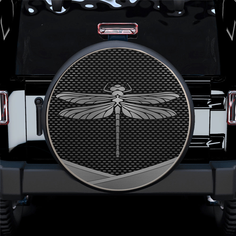 Dragonfly Art Jeep Car Spare Tire Cover