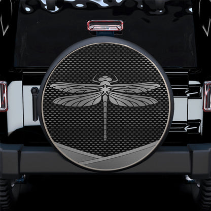 Dragonfly Art Jeep Car Spare Tire Cover
