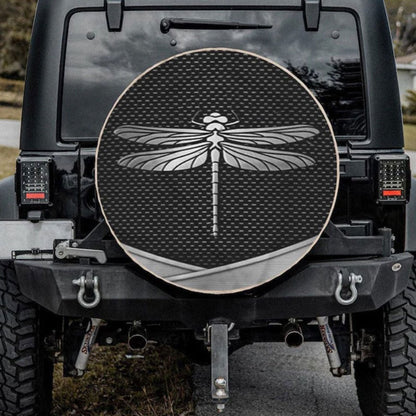 Dragonfly Art Jeep Car Spare Tire Cover