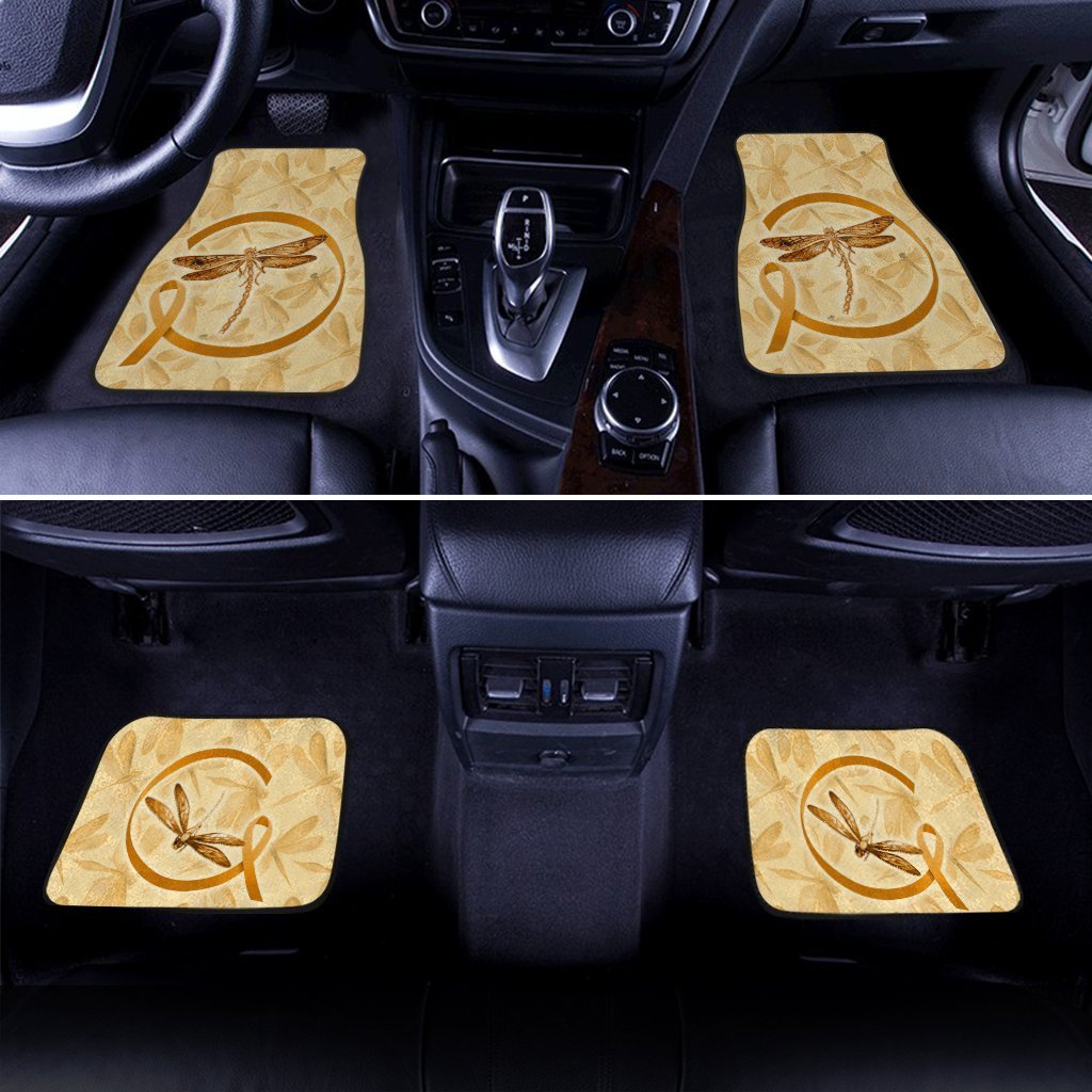Dragonfly Car Floor Mats Custom Apprendiz Cancer Car Accessories